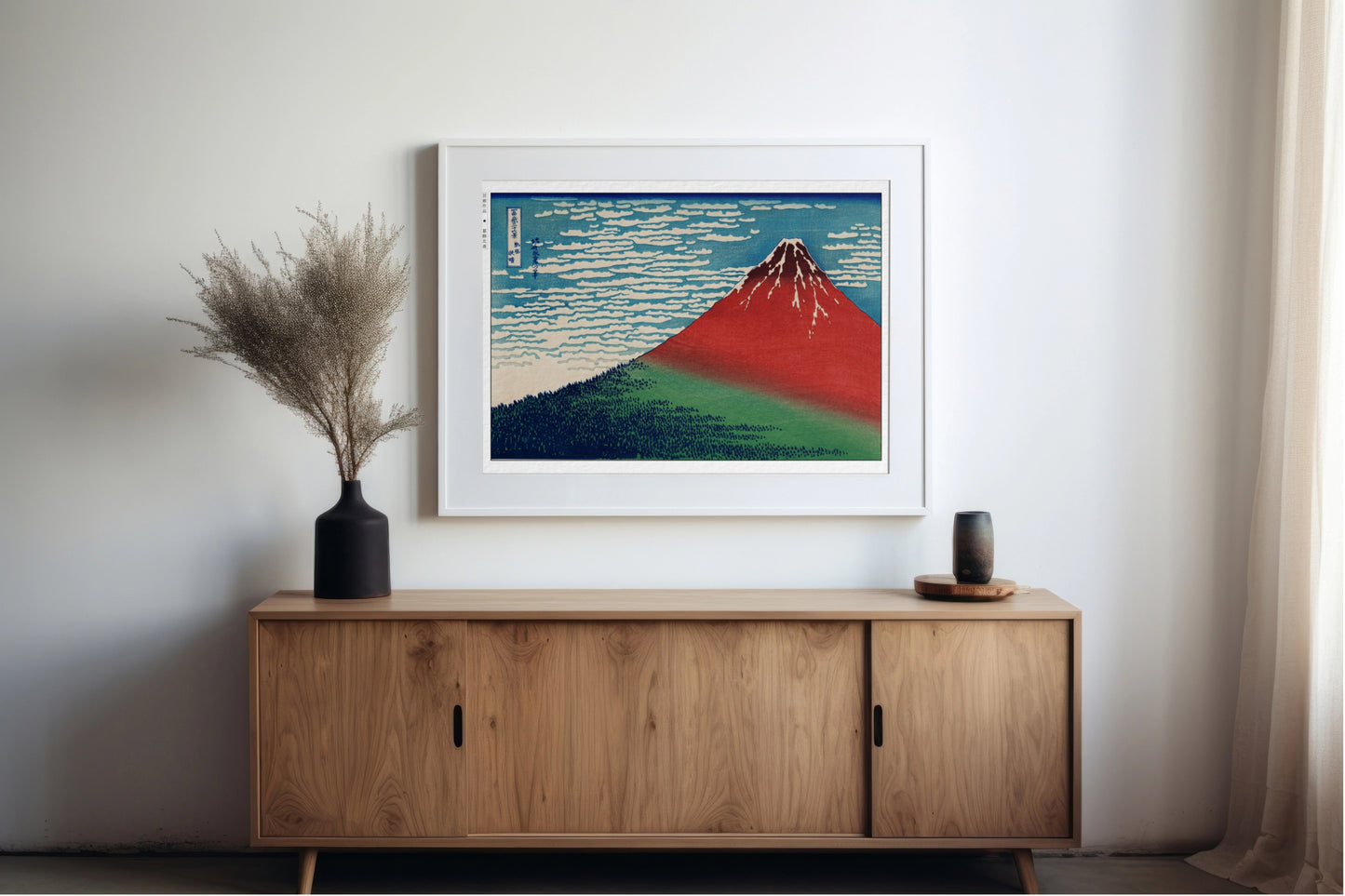 Mountain Range Ukiyo-e Wall Art