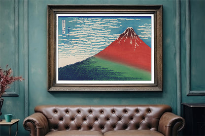 Mountain Range Ukiyo-e Wall Art