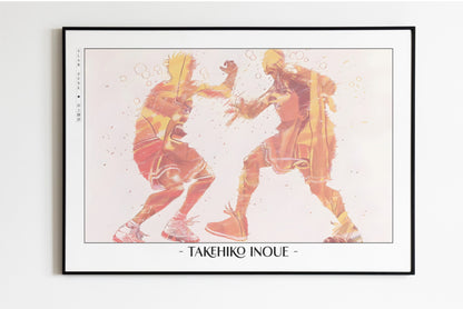 Slam Dunk - Shohoku Fight - Artist Name Unframed