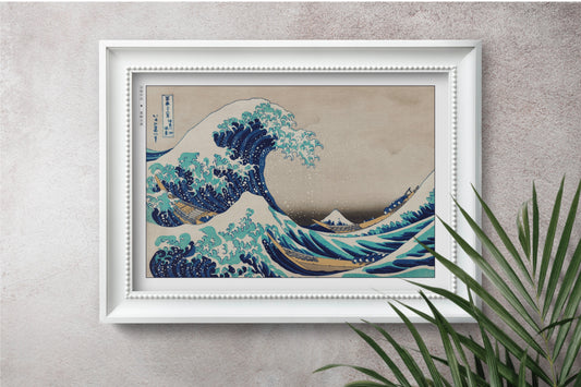 Discover the beauty of HokusaiÕs Seascape Ukiyo-e wall art, showcasing traditional Japanese artistry. Add a serene, timeless touch to your home decor