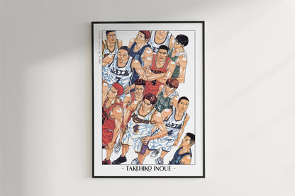 Slam Dunk Manga Art Print