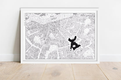 Kishimoto - Almighty Push - Art Only - White Frame