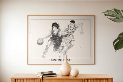 Slam Dunk Manga Art Print