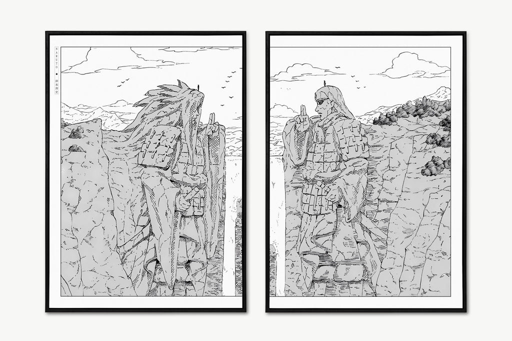 Kishimoto - Valley of the End (Split) - Unframed