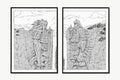 Kishimoto - Valley of the End (Split) - Unframed