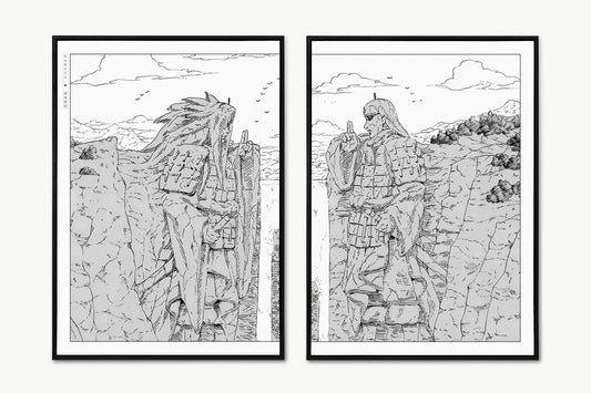 Kishimoto - Valley of the End (Split) - Unframed