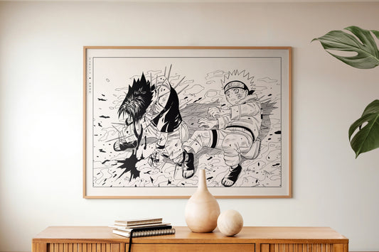 Shonen Anime Poster Art Print