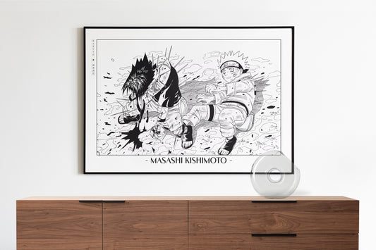 Shonen Anime Poster Art Print