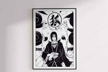 Kishimoto - Itachi Uchiha - Art Only - Unframed