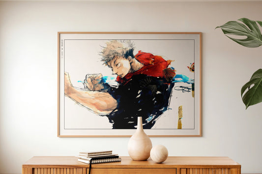 Shonen Anime Poster Art Print