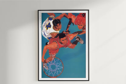 Slam Dunk - Under the Net - Art Only - Unframed