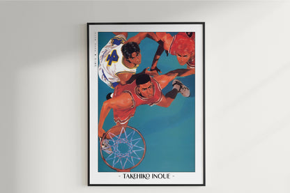 Slam Dunk - Under the Net - Artist Name Unframed