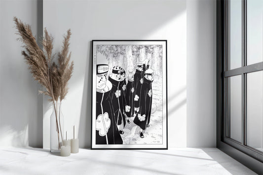 Shonen Anime Poster Art Print