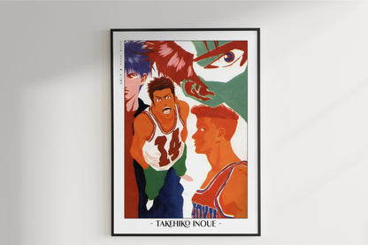 Slam Dunk - Shohoku Shoot - Artist Name Unframed