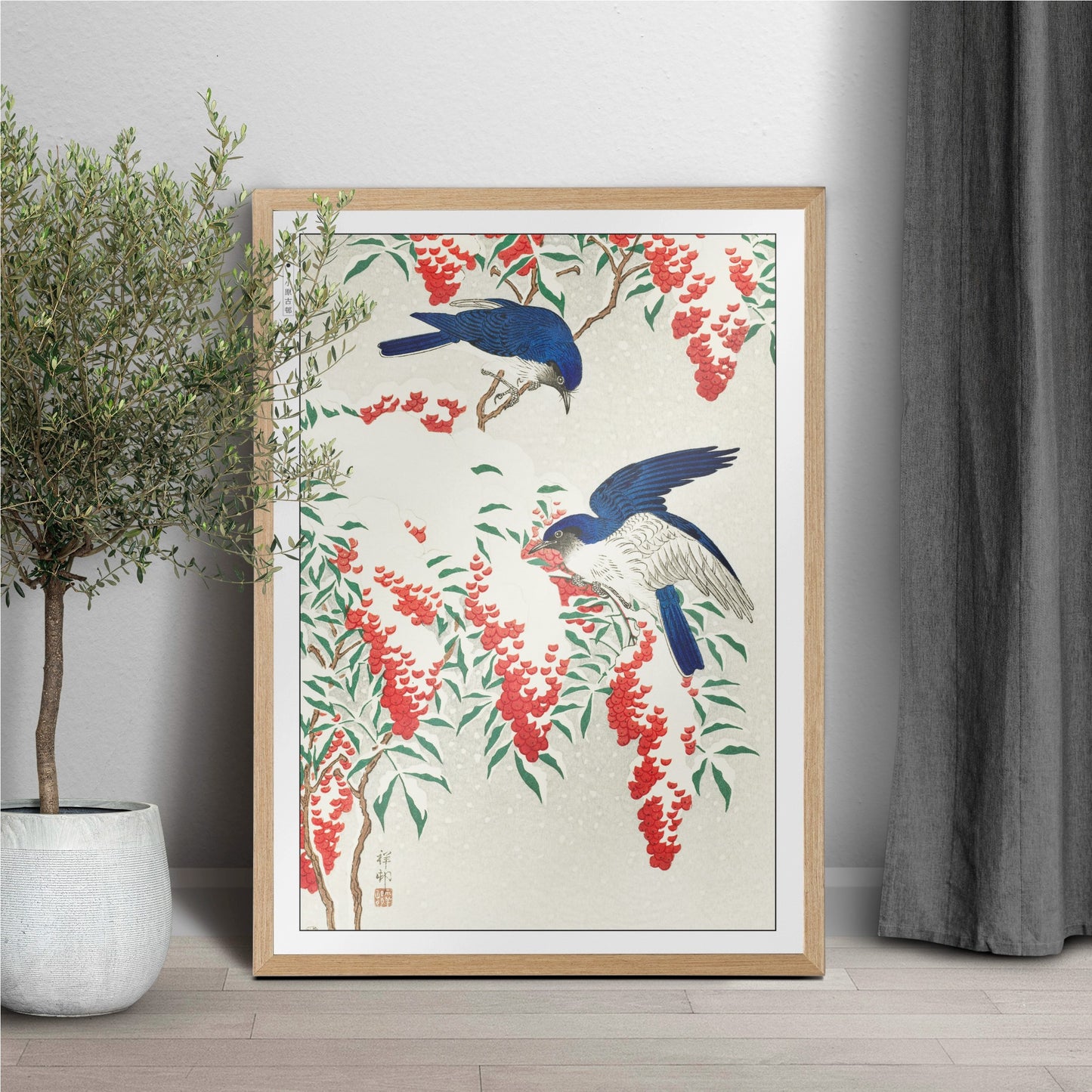 Bird Ukiyo-e Wall Art