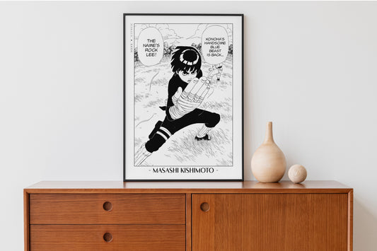 Shonen Anime Poster Art Print