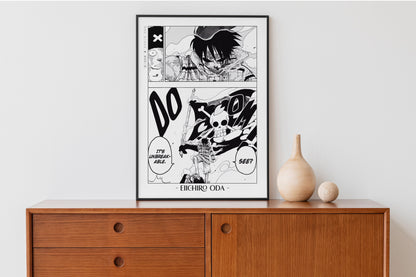 Shonen Anime Poster Art Print