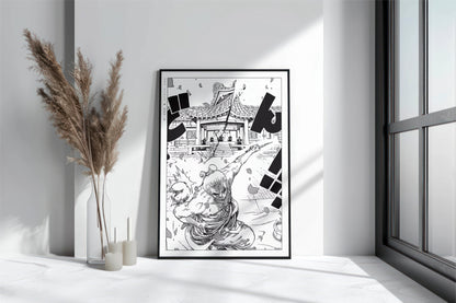 Shonen Anime Poster Art Print