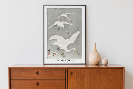 Ohara Koson Ukiyo-e Bird Wall Art