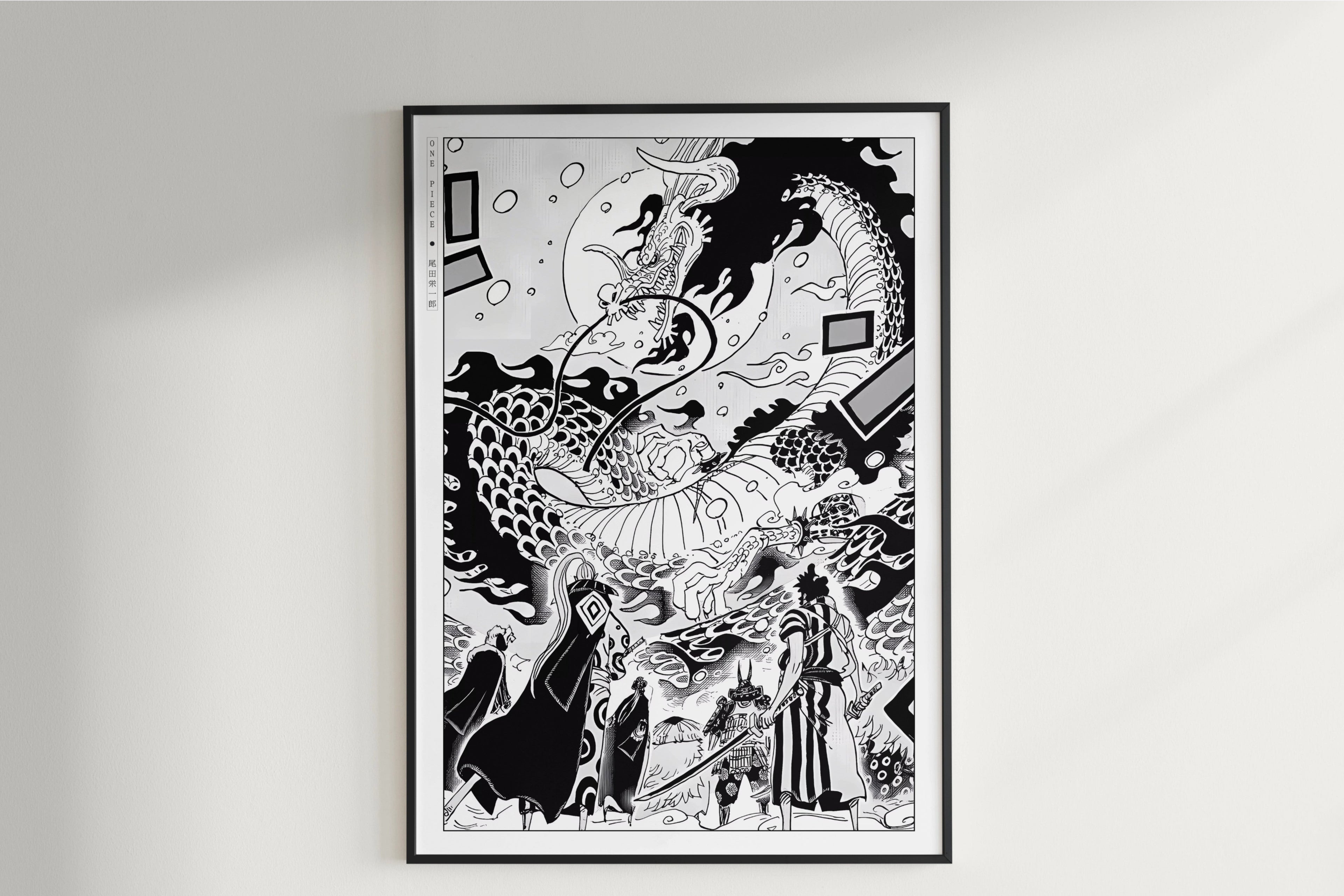 Oda - Red Scabbards - Art Only - Unframed