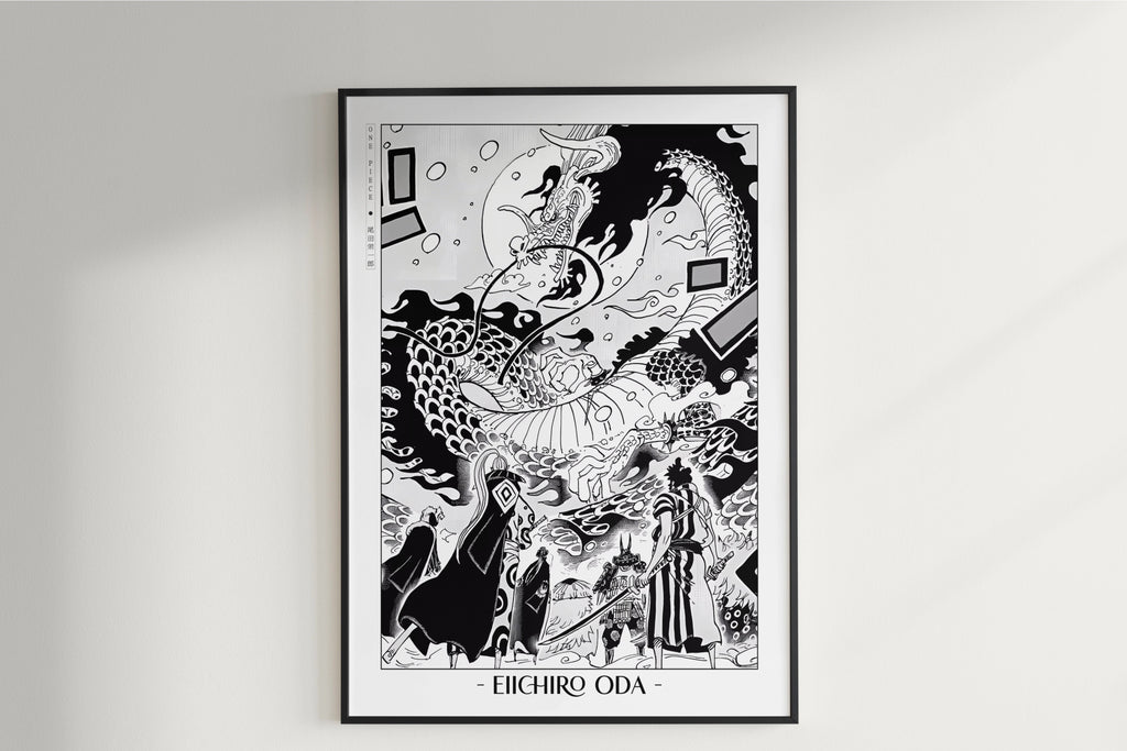 Oda - Red Scabbards - Artist Name Unframed