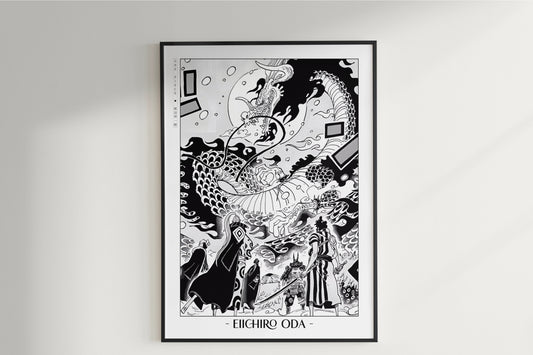 Oda - Red Scabbards - Artist Name Unframed