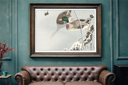 Bird Ukiyo-e Wall Art