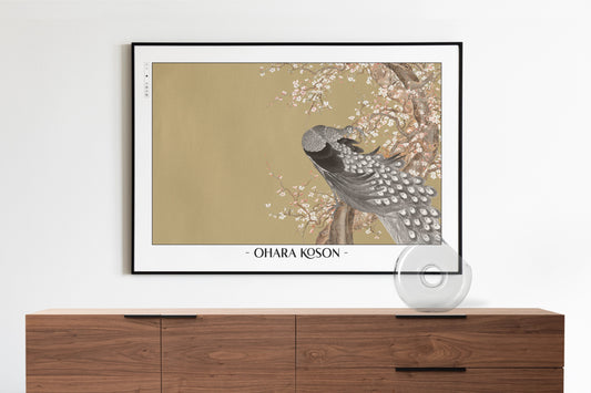 Ohara Koson Ukiyo-e Bird Wall Art