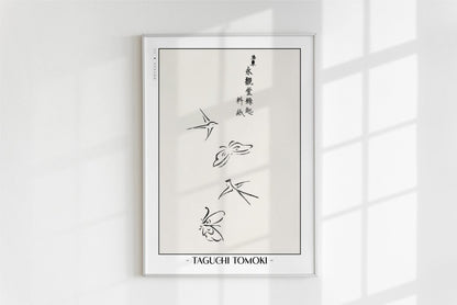 Abstract Bird Ukiyo - e Wall Art - Eastern Archivals