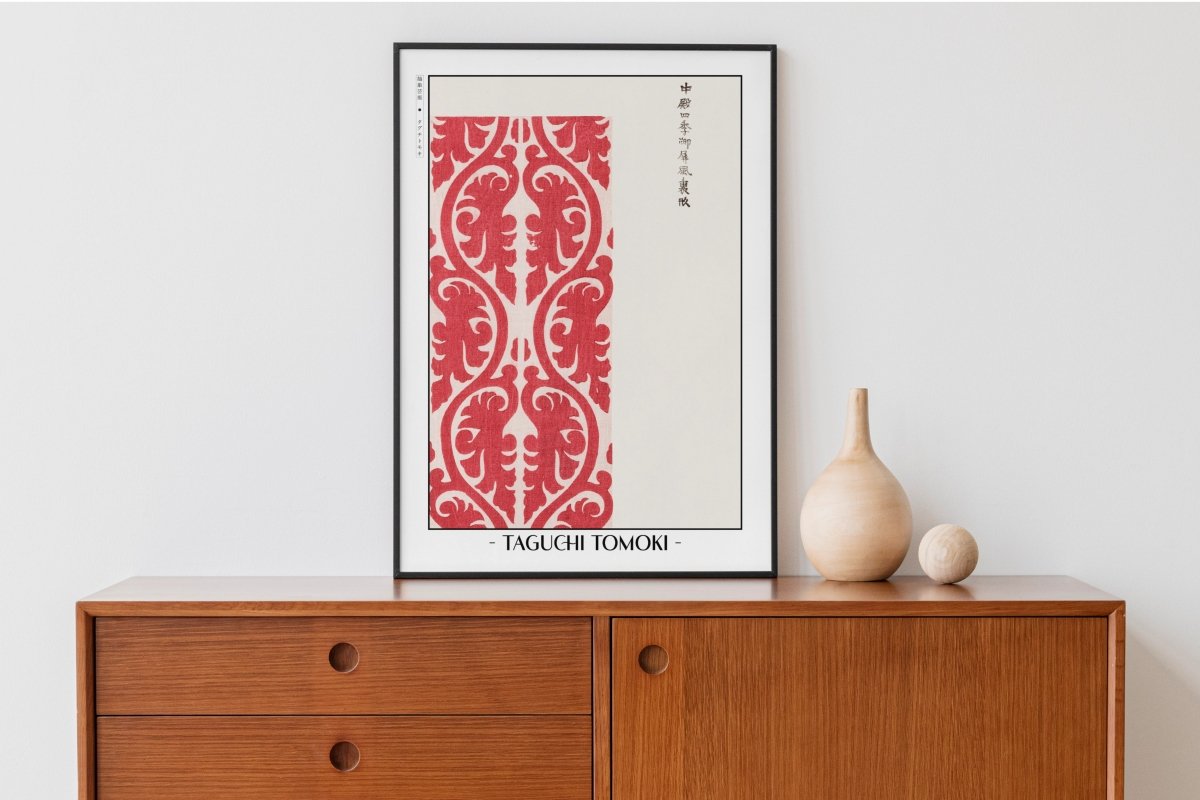 Taguchi Tomoki - Red Flowers - Artist Name Unframed