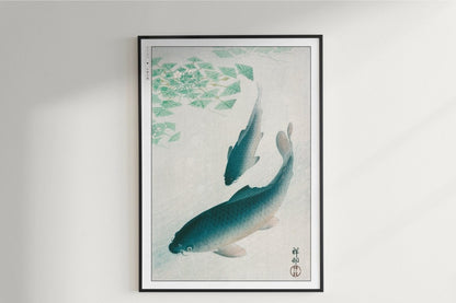 Ohara Koson - Carp or Koi - Art Only - Unframed