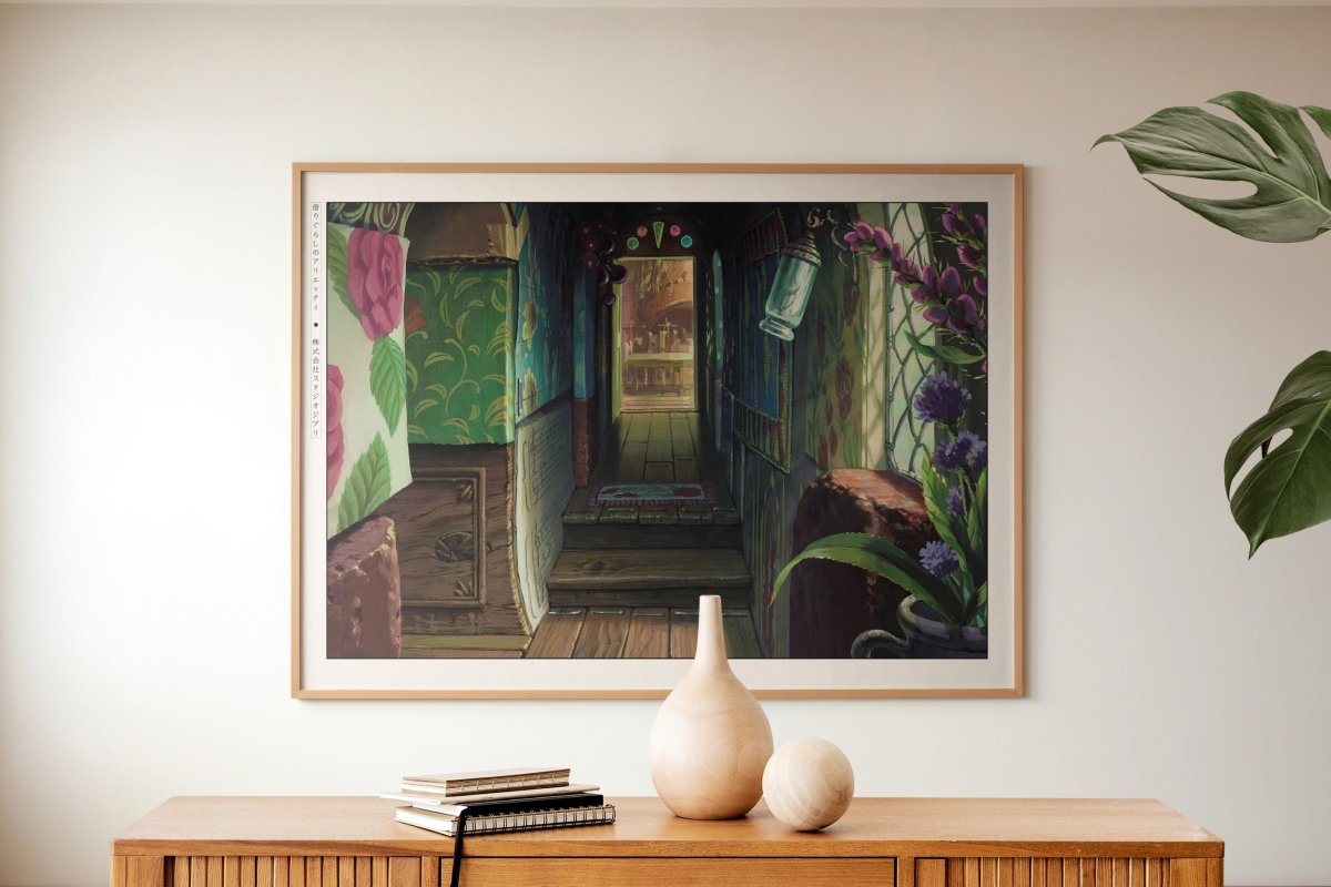 Studio Ghibli Ð Quiet Room - Art Only with Decor
