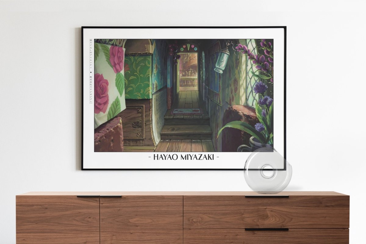 Studio Ghibli Ð Quiet Room - Artist Name with Decor