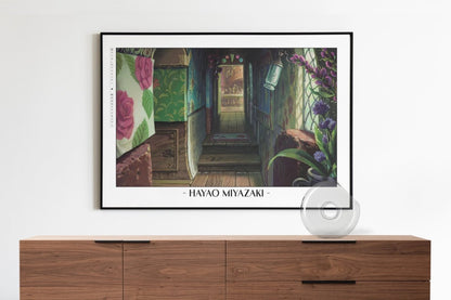 Studio Ghibli Ð Quiet Room - Artist Name with Decor
