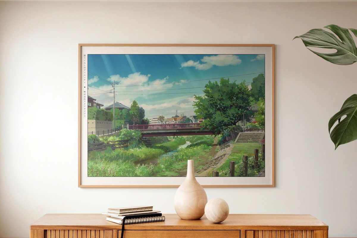 Studio Ghibli Ð Borrowed Light - Art Only with Decor