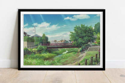 Studio Ghibli Ð Borrowed Light - Art Only - Black Frame