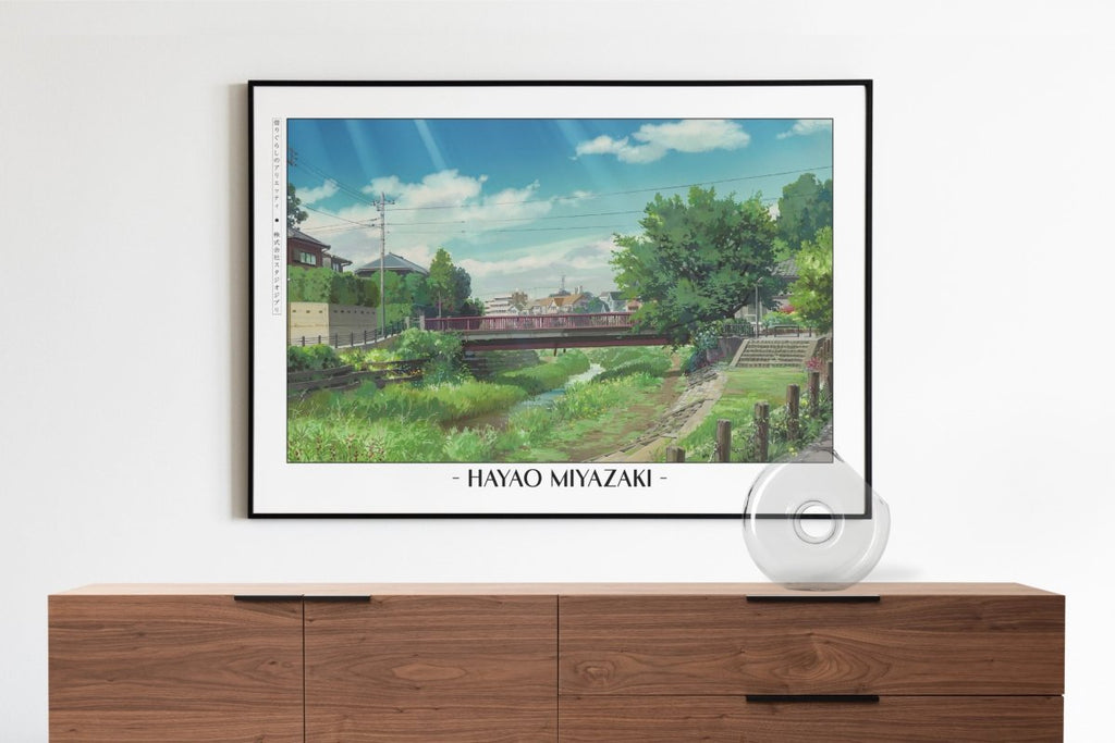 Studio Ghibli Ð Borrowed Light - Artist Name with Decor