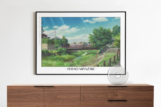 Studio Ghibli Ð Borrowed Light - Artist Name with Decor