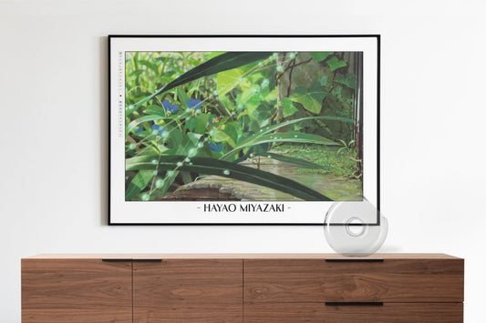 Studio Ghibli - Between Roots & Rain - Artist Name with Decor