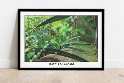 Studio Ghibli - Between Roots & Rain - Artist Name - Black Frame