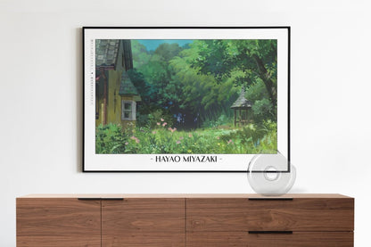 Studio Ghibli - Secrets of the Garden - Artist Name with Decor