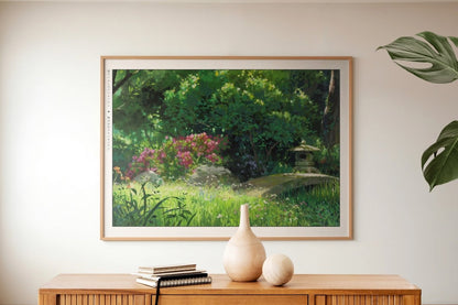 Studio Ghibli - Among the Wildflowers - Art Only with Decor