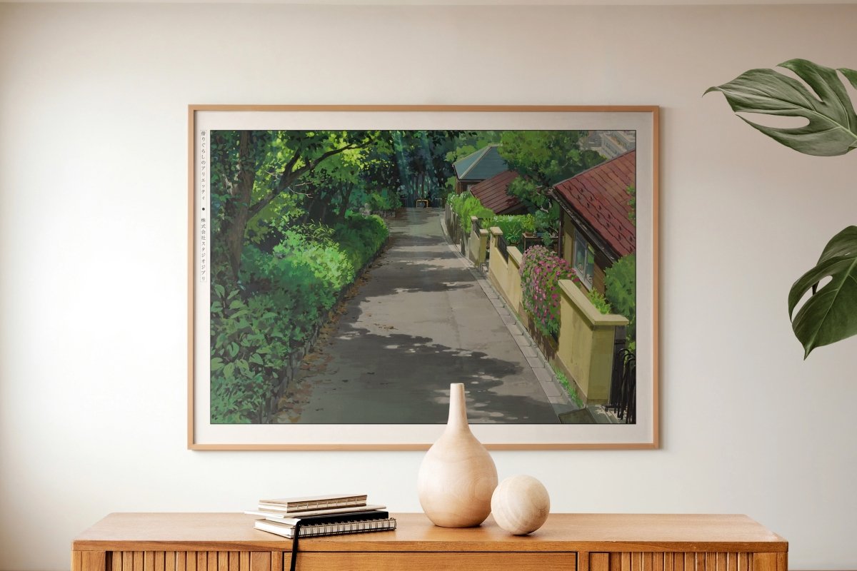 Studio Ghibli - Borrowed Days - Art Only with Decor