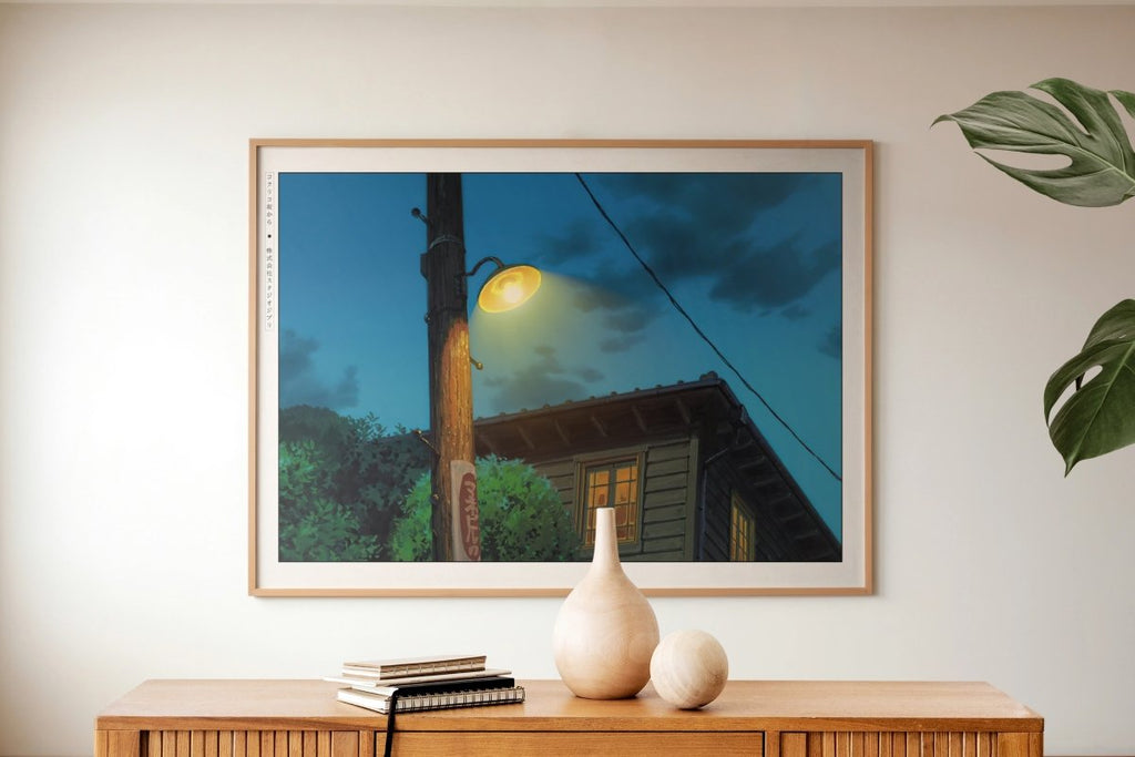 Studio Ghibli - Home by the Harbour - Art Only with Decor