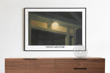 Studio Ghibli - A Gentle Dusk - Artist Name with Decor
