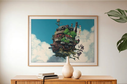 Studio Ghibli - The Drifting Home - Art Only with Decor