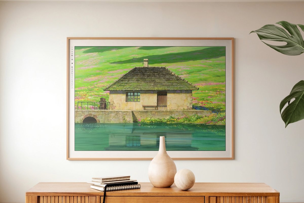 Studio Ghibli - A Cottage in the Meadows - Art Only with Decor
