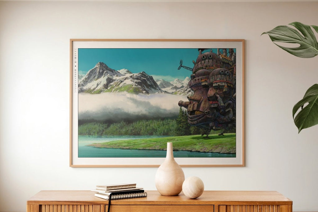 Studio Ghibli - Castle in Motion - Art Only with Decor