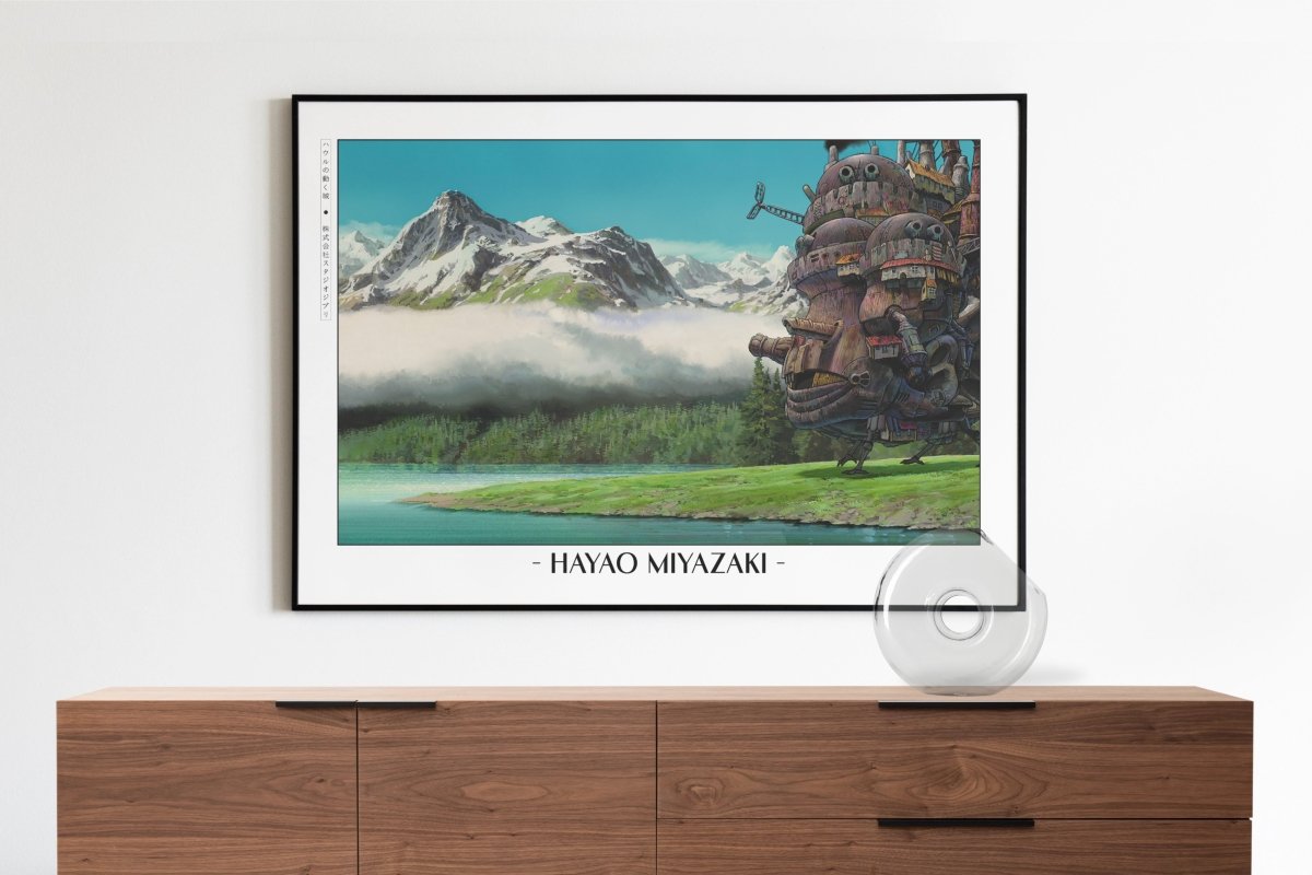 Studio Ghibli - Castle in Motion - Artist Name with Decor