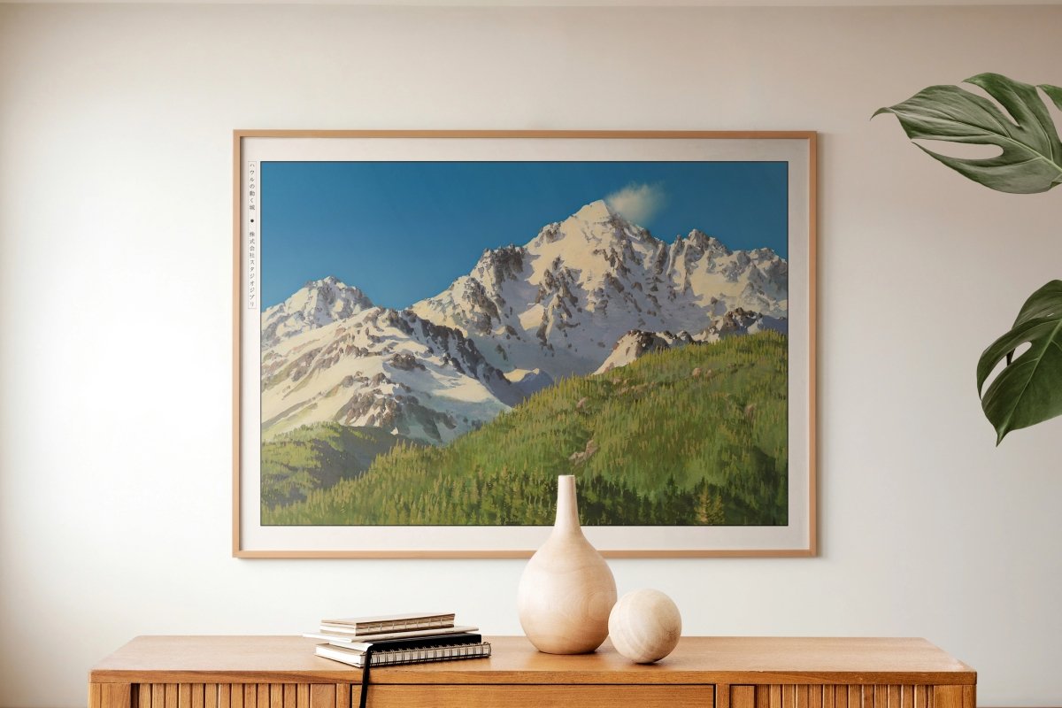 Studio Ghibli - Love Among the Clouds - Art Only with Decor